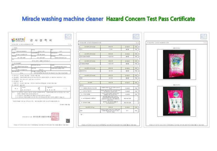 Miracle Bubble washing machine cleaner